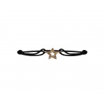 Valentines Star bracelet in gold with diamonds
