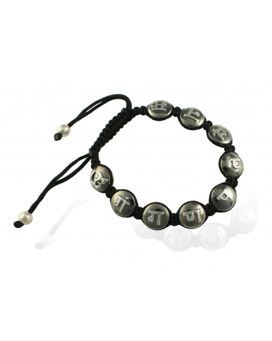 Ganesh Mantra Bracelet Silver