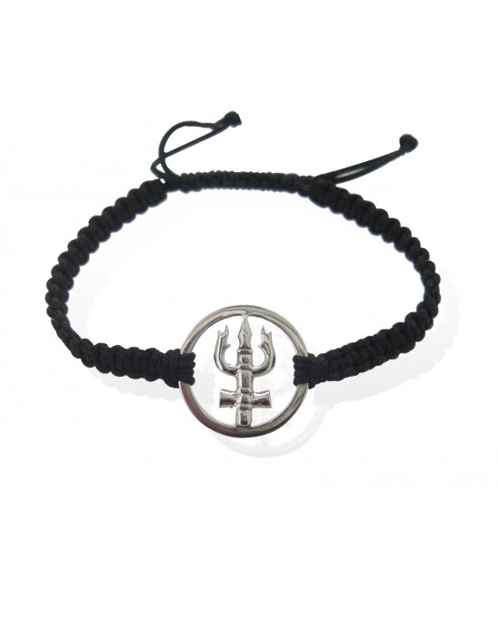 Buy SILVER SHINE Alloy Mens Bracelet kada Mahadev Trishul damroo om Style  kada For Mens And Boys (Silver 2) Online In India At Discounted Prices