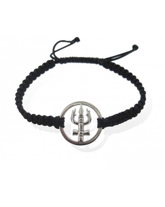 Shiv Trishul Damru Kada Designer Bracelet for Men | FashionCrab.com