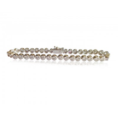 Tennis Bracelets Online At The Best Price Bethina Diamond Look Tennis Bracelet