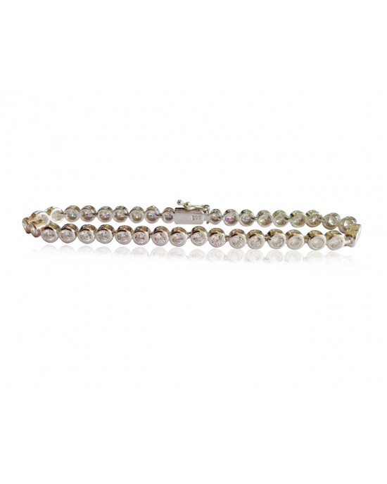 Bethina Diamond Look Tennis Bracelet