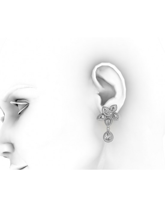 Aadita Exquisite Zircon Earrings