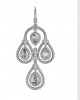 Aadya Diamond Look Earring in Silver