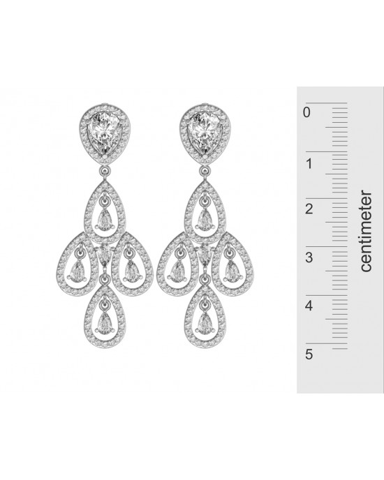 Aaisha American Diamond Danglers