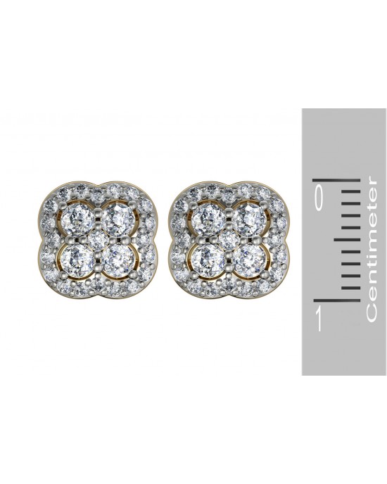 Aditi Diamond Ear Studs 