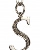 Alphabet S pendant with diamonds