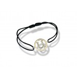 Alphabet Bracelet with diamonds Lower case u