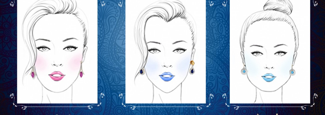 Stylish earrings for different face shapes