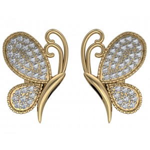 Emily Butterfly Diamond Earrings