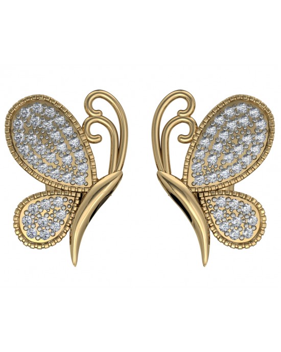 Emily Butterfly Diamond Earrings