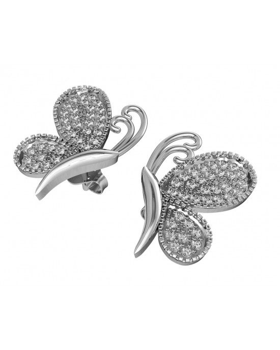 Emily Butterfly Diamond Earrings