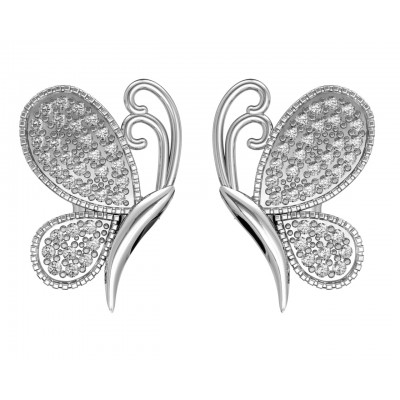 Emily Butterfly Diamond Earrings
