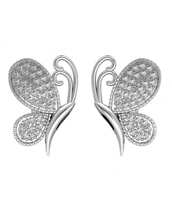 Emily Butterfly Diamond Earrings