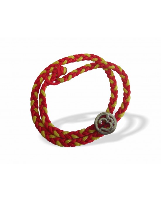 Flourescent Special Om Rakhi Bracelets 