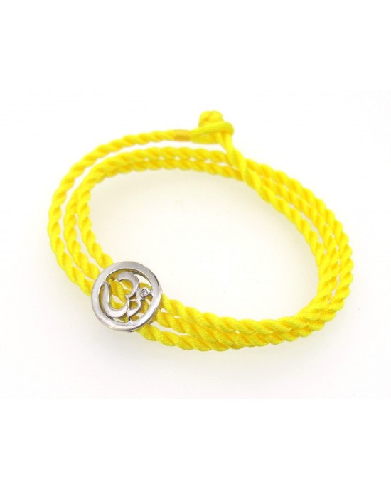 Flourescent Special Om Rakhi Bracelets 