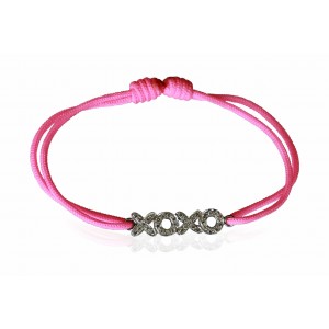 Hugs n Kisses Bracelet with diamonds